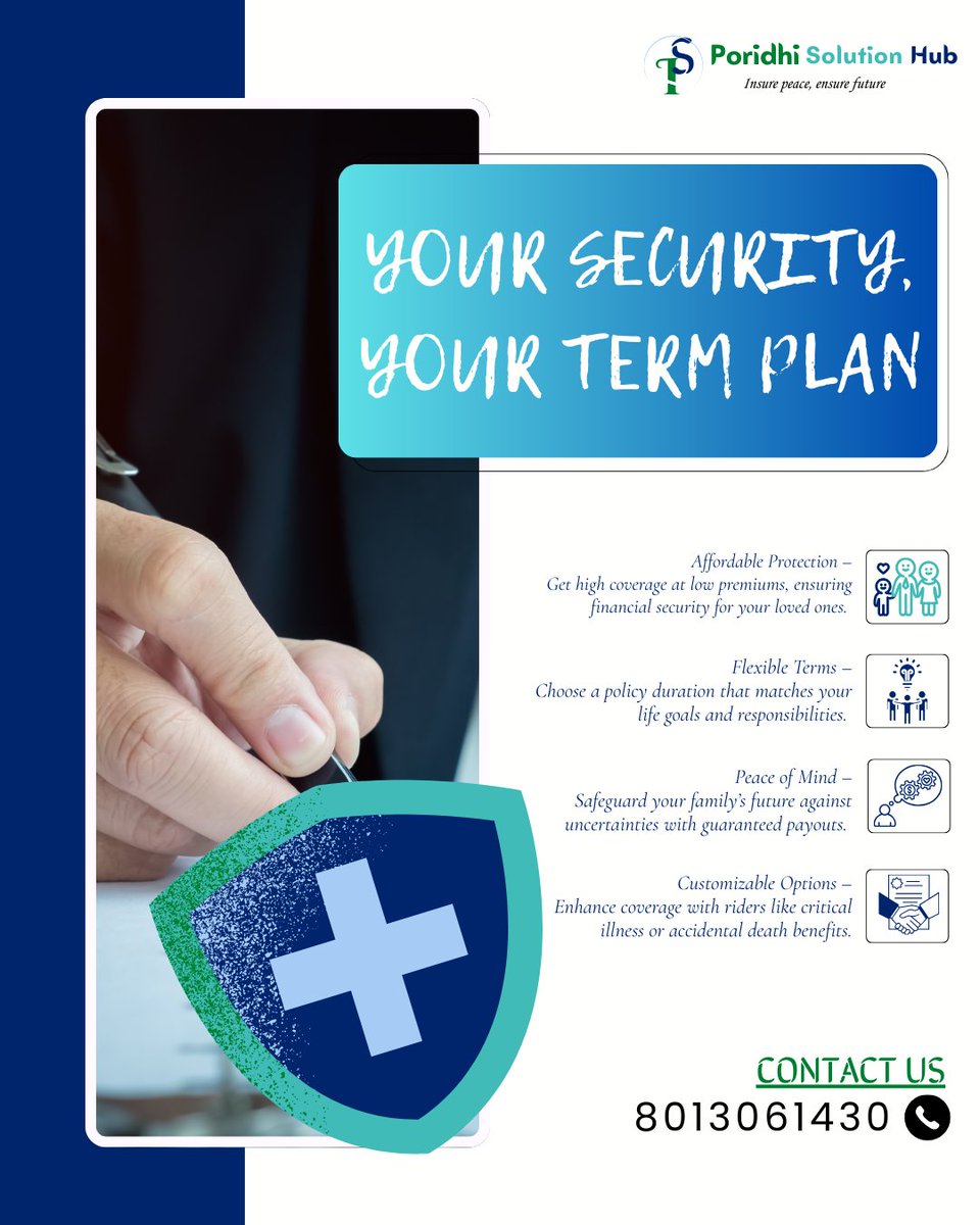 PoridhiHub's tweet image. Expert Guidance: Professional support in selecting the right plan. 
Reliability &amp;amp; Trust: Solutions designed to protect, support, and empower families.

#termplan #financialsecurity #protection #securefuture #familyfirst