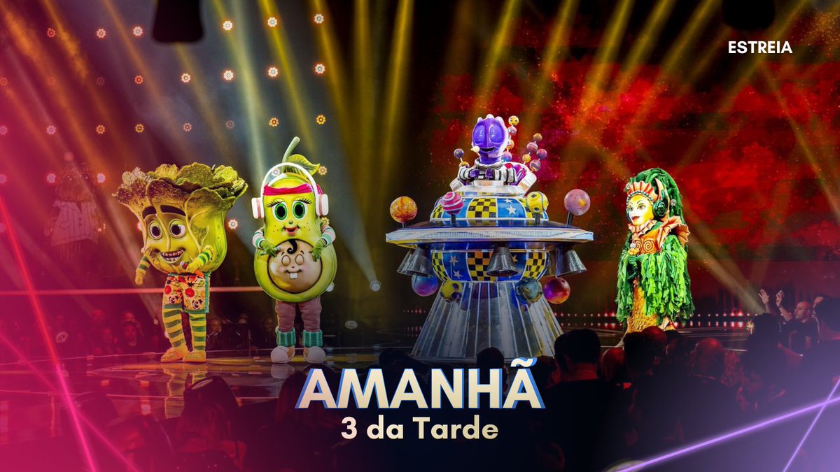 Logica_Tv's tweet photo. Sob o comando de Nadja Haddad, Prepare o palpite, reúna a família e venha descobrir quem está por trás das máscaras.. 🎭🎙️
.
.
– AMANHÃ, 15h da Tarde, ESTREIA a 3ª Temporada do #TheMaskedSingerBR , o reality sucesso da LógicaTV. ✨ https://t.co/U48LZuV86I