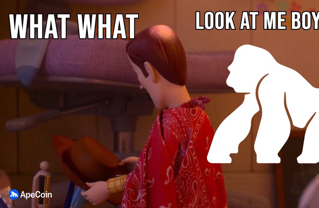 Look at me, boy 😎
Boy: what? what? 👀

<a href="/apecoin/">ApeCoin</a> 

Me holding $APE like it’s already done. 🐵🚀
ApeCoin vibes only.
#ApeCoin #APE #MemeCoin #Web3