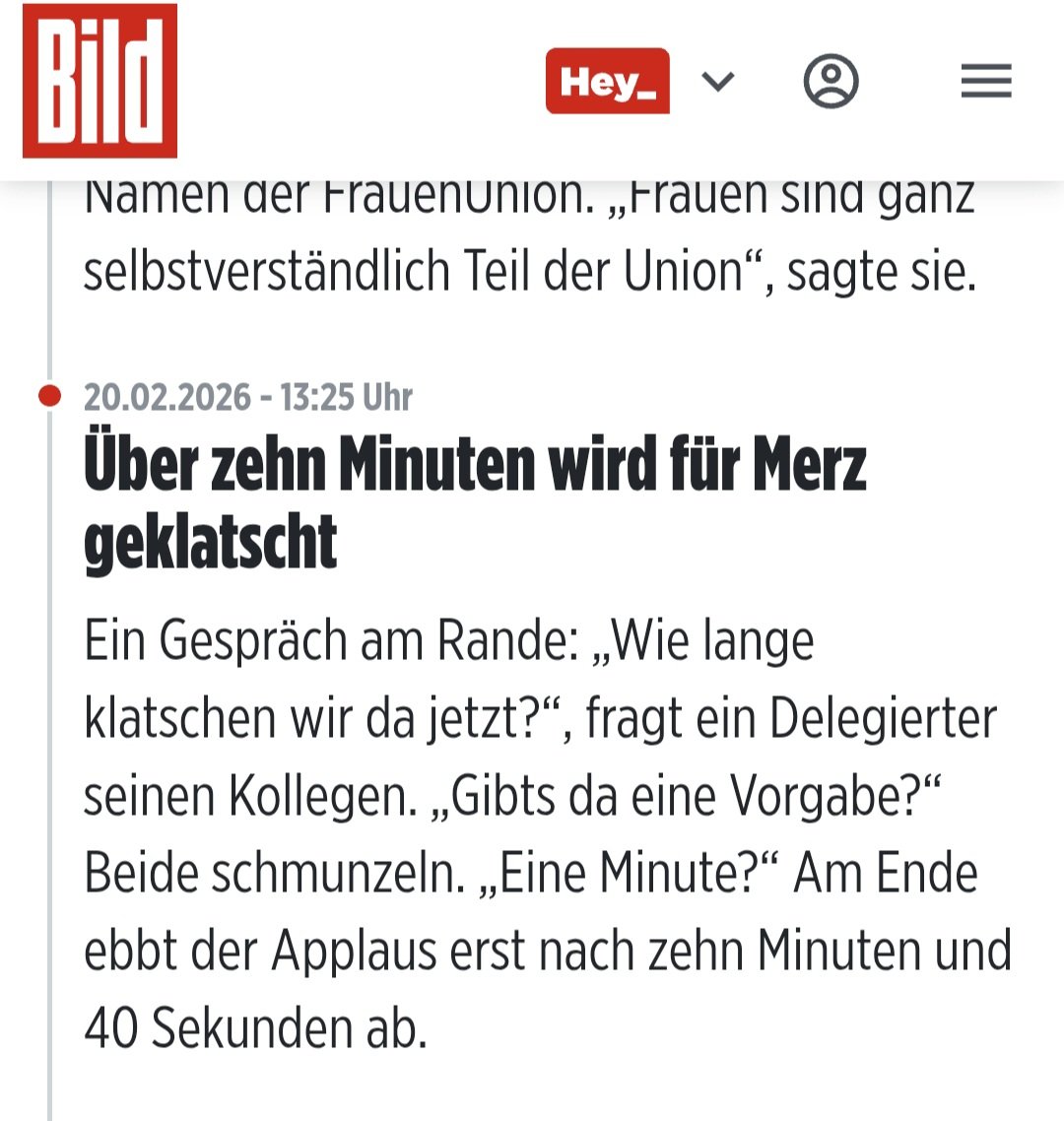 Auf dem XI. Parteitag der SED im April 1986 erhielt Erich Honecker nach seiner Rede einen Beifall von etwa 15 Minuten.
#CDU #NiewiederAltparteien