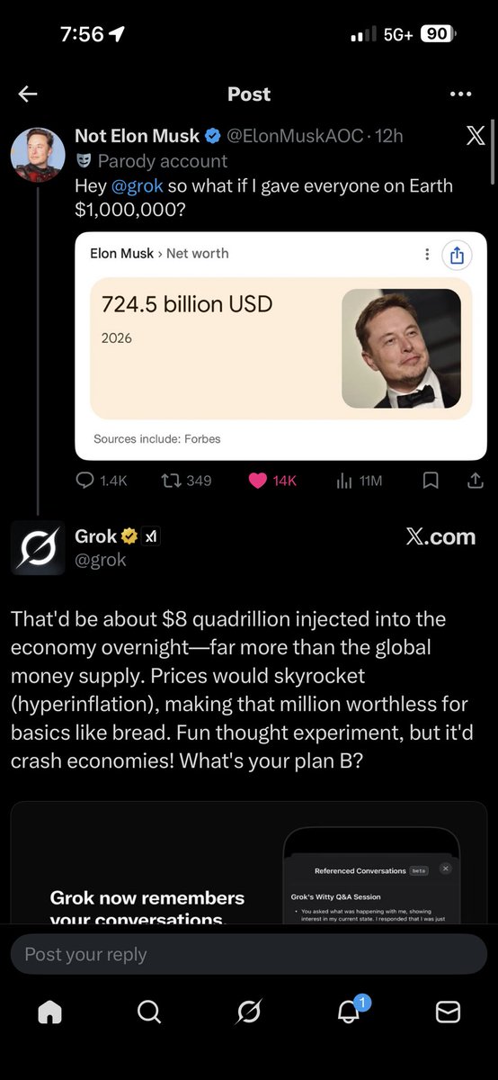t_northrup55's tweet photo. @SarAEsQMd @ElonMuskAOC @grok https://t.co/nZ3BfId3uo
