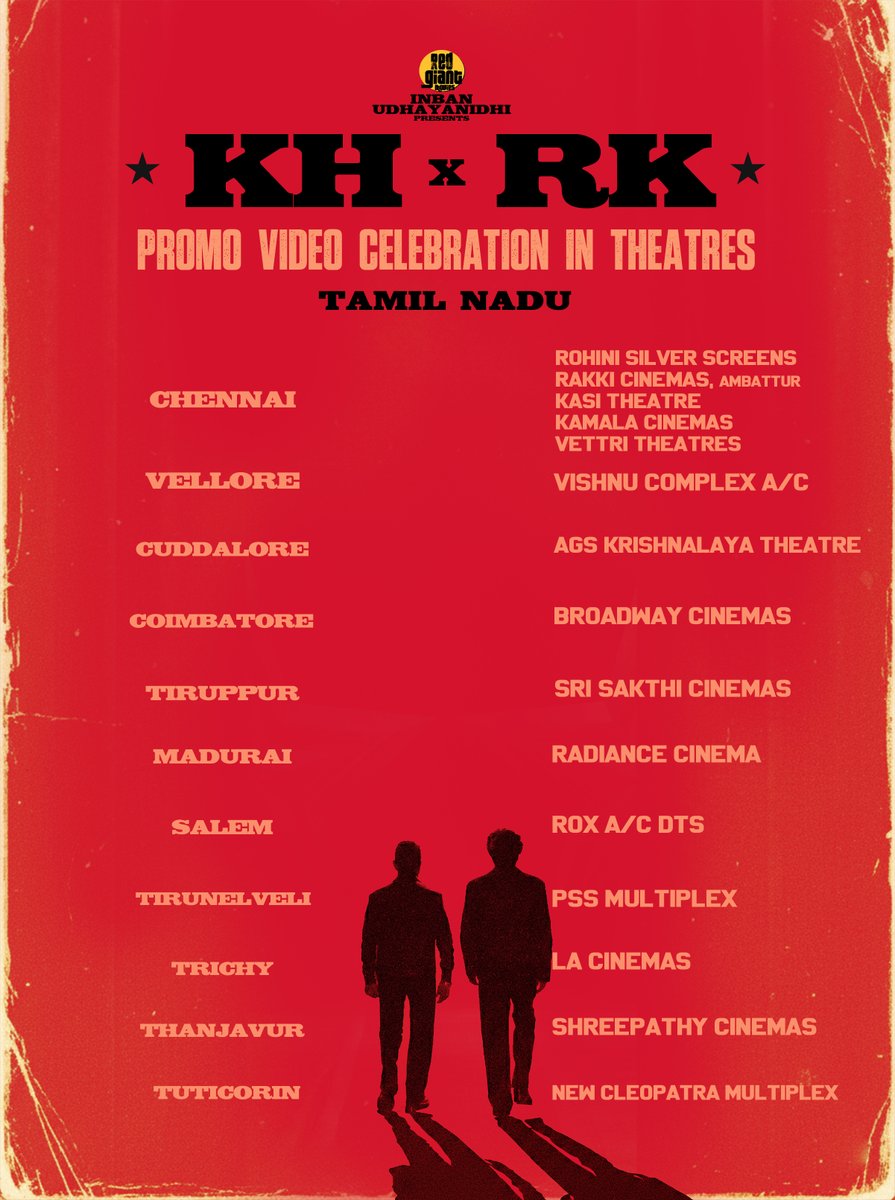RedGiantMovies_'s tweet image. Theatres locked. Celebrations unlocked. 🔥
Book your tickets for the #KHxRK promo video now! 🎟️

#RedGiant17 ✨