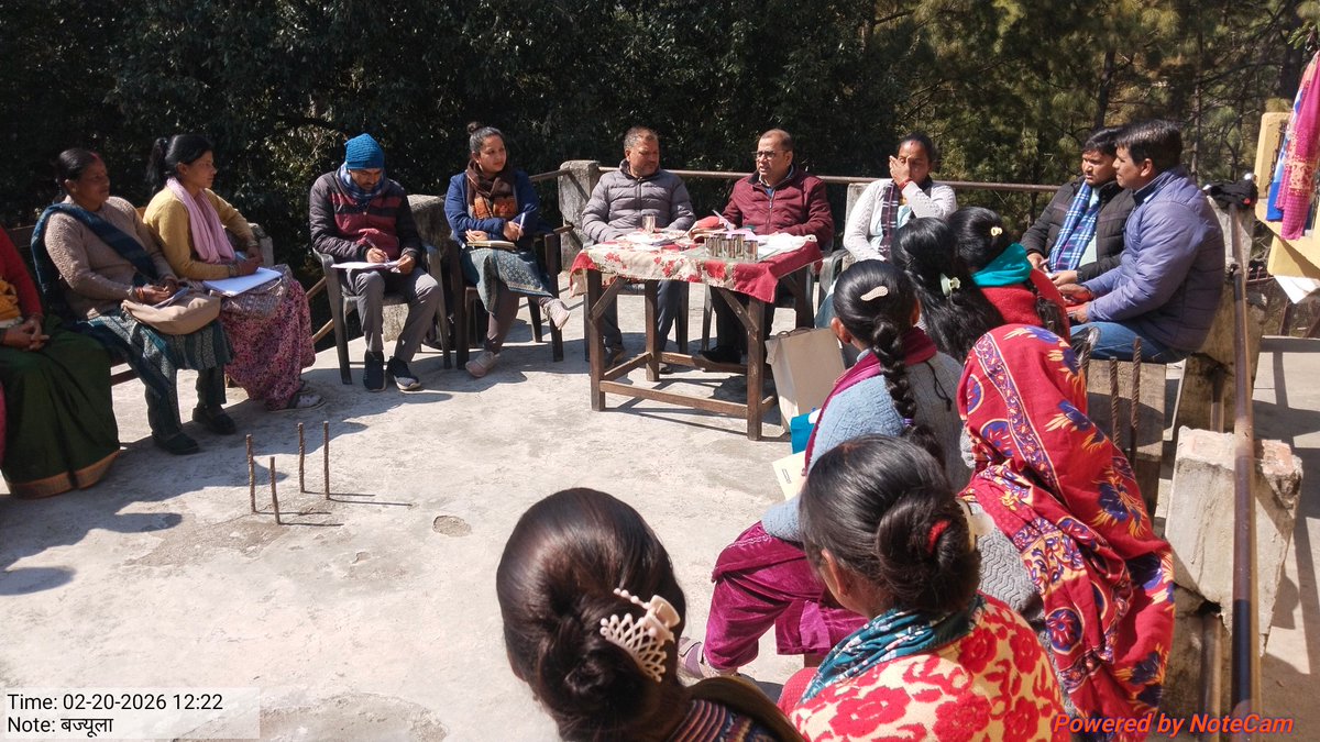 ReapGarurblock's tweet photo. आज दि0-20-02-26को लाहूरघाटीCLFकी  BODकी मासिक बैठक का आयोजन किया गया,जिसमें ग्रामोत्थान(रीप)परियोजना सेDPM sir,AM value chain Ma'am,उपासक से RFC Sir,NRLM से IPRP,Area Coordinator,clf staffआदि उपस्थित रहे|@ganeshjoshibjp
@nitikakh22
@REAPUttarakhand
@CDOBageshwaroff
@reapbageshwar https://t.co/M9xWwxVrXK