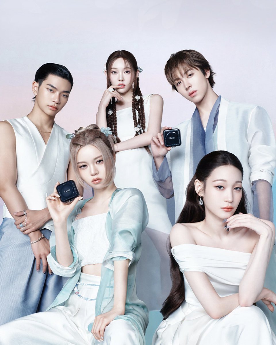 ALLDAY PROJECT wearing Hanbok for CLIO K-Royal Heritage Edition