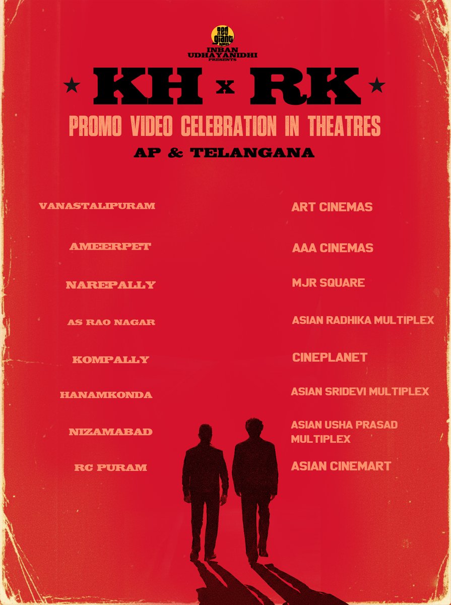 RedGiantMovies_'s tweet image. Theatres locked. Celebrations unlocked. 🔥
Book your tickets for the #KHxRK promo video now! 🎟️

#RedGiant17 ✨