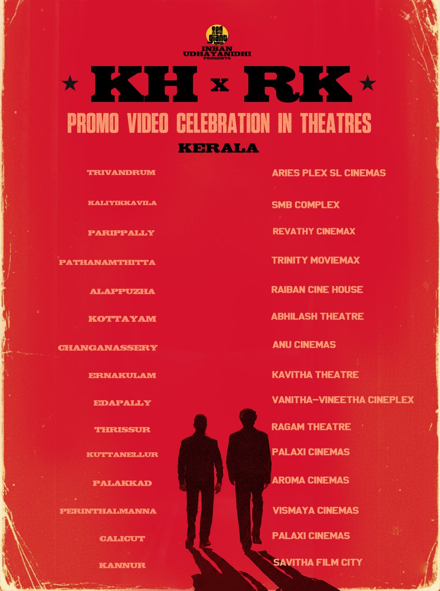 RedGiantMovies_'s tweet image. Theatres locked. Celebrations unlocked. 🔥
Book your tickets for the #KHxRK promo video now! 🎟️

#RedGiant17 ✨