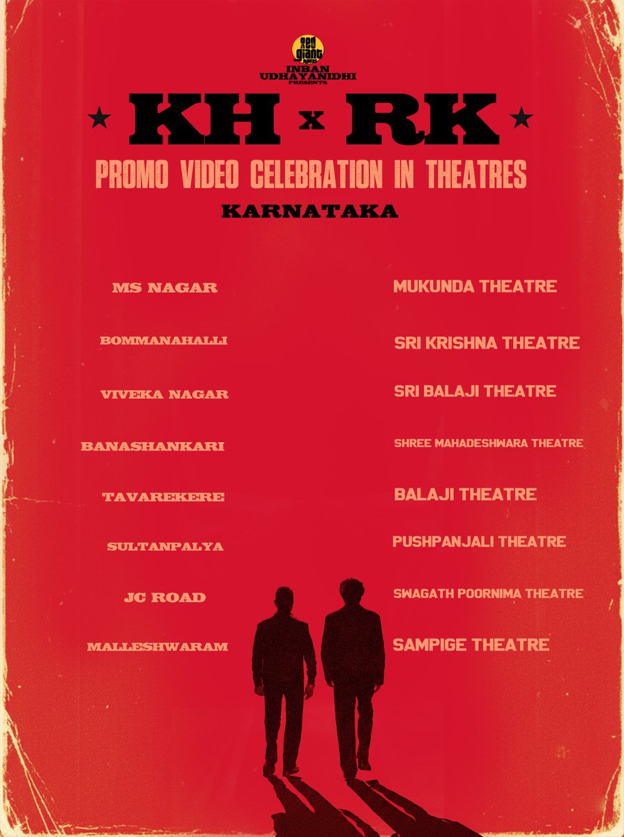 RedGiantMovies_'s tweet image. Theatres locked. Celebrations unlocked. 🔥
Book your tickets for the #KHxRK promo video now! 🎟️

#RedGiant17 ✨