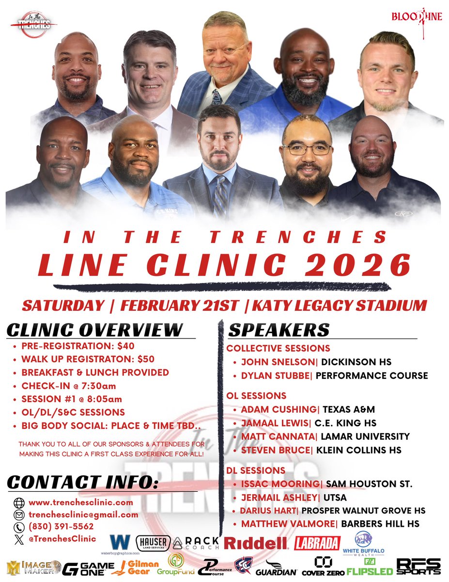 In The Trenches Line Clinic tweet media