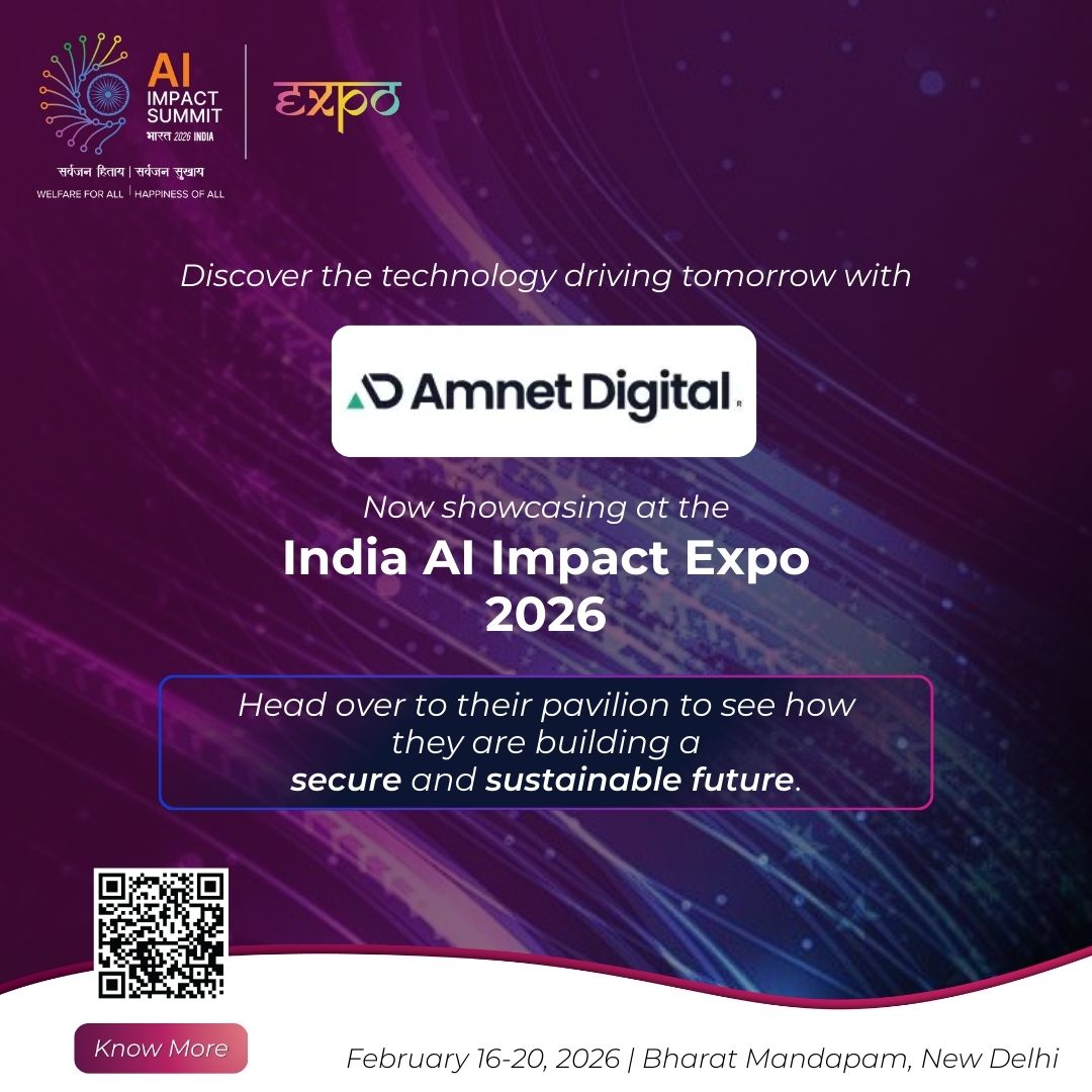 Discover the technology driving tomorrow with <a href="/DigitalAmnet/">Amnet Digital</a>.

Now showcasing at the #IndiaAIImpactExpo2026. Head over to their pavilion to see how they are building a secure and sustainable future.

👉Know More: impactexpo.indiaai.gov.in

📅 16–20 Feb 2026📍Bharat Mandapam, New