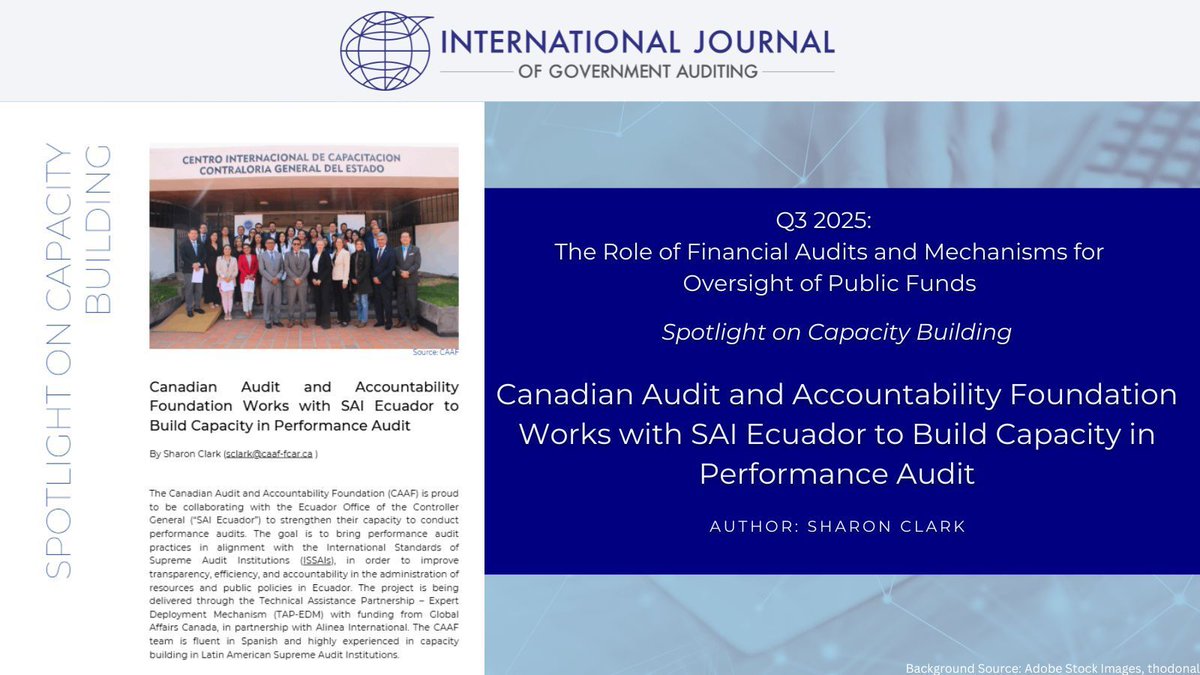 INTOSAI Journal tweet media