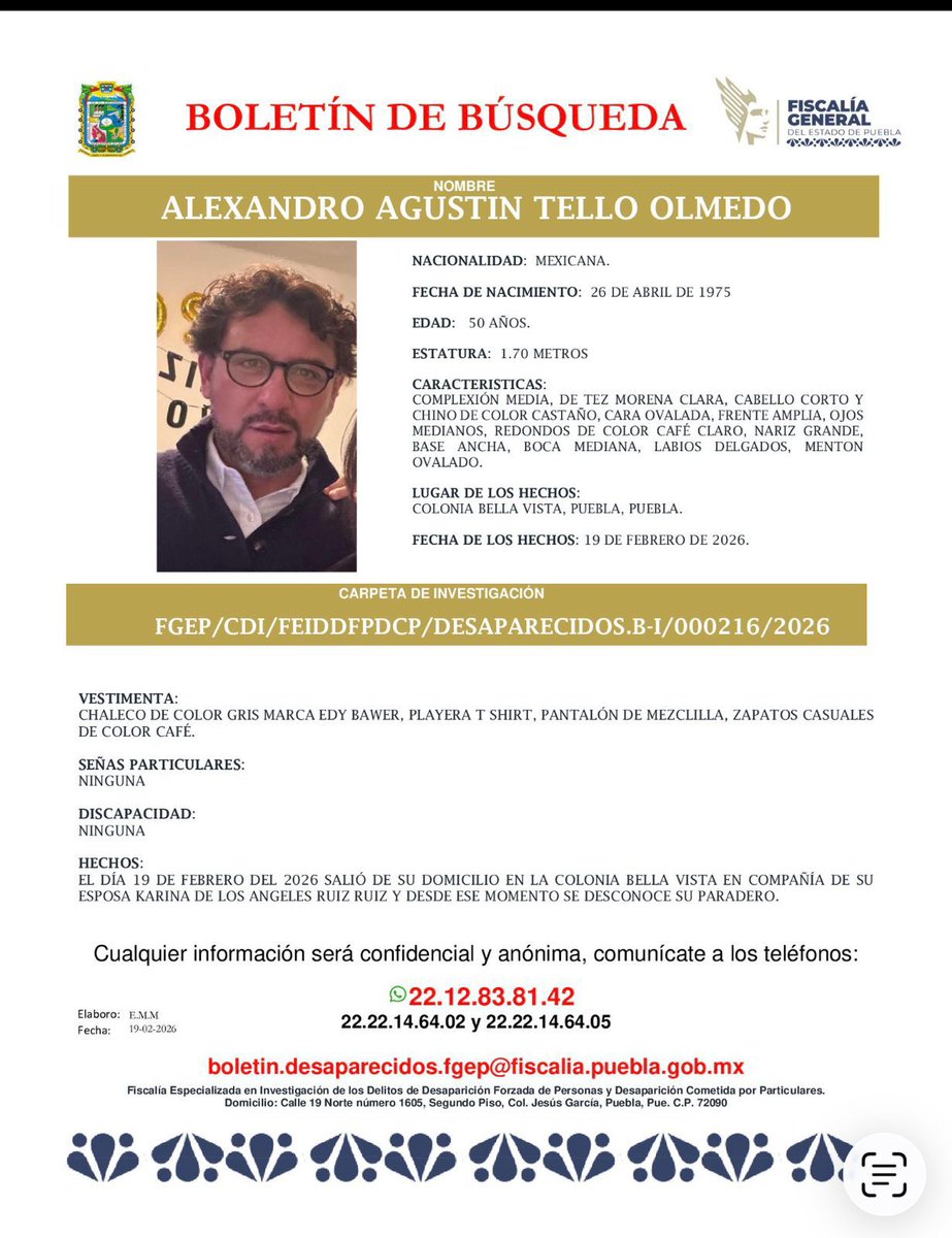IvanGalindoPue's tweet photo. Amigos, favor de compartir. Salieron ayer (jueves) de Puebla rumbo a Tlaxcala y no se sabe nada de ellos. https://t.co/C0ECDInRgl