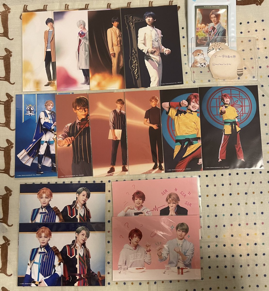 moimoiwow's tweet photo. 【譲渡】エーステ　ステージショット　ステショ　ブロマイド　ランブロ

譲：写真①、②（過去作）
求：定価（+送料)or写真③

都内手渡し（日時相談）or郵送

検索からでもお気軽にお声がけください。 https://t.co/0S11DKEykC