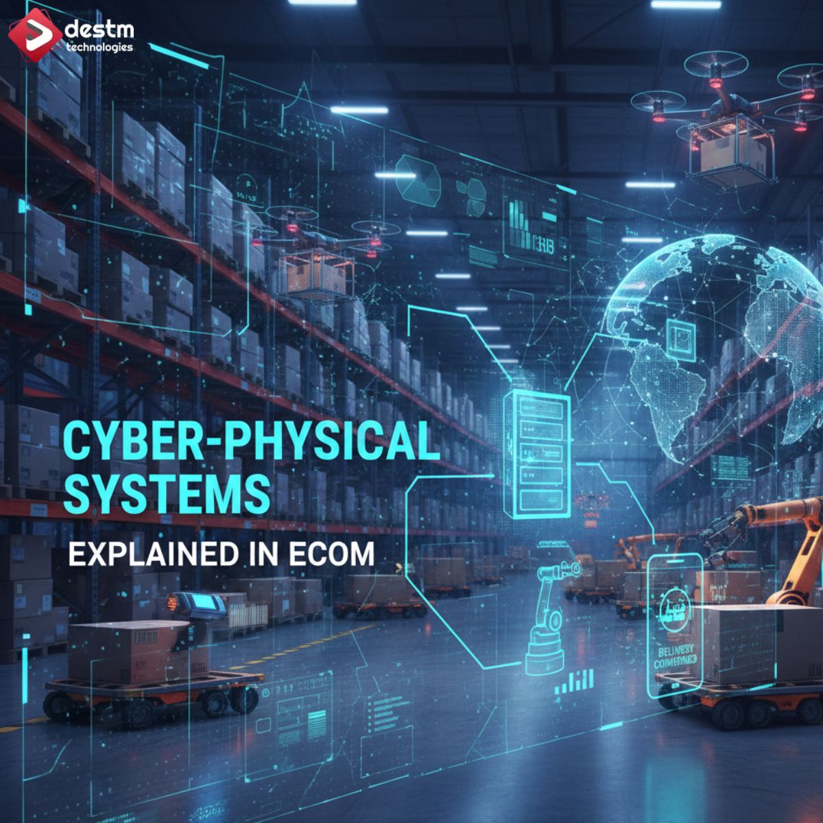 destmtech's tweet photo. Cyber-Physical Systems in e-commerce = software + real-world operations working as one.

Inventory updates in real time.
Orders trigger instant fulfillment.

At @destmtech , we connect digital intelligence with physical execution.

#Ecommerce #CyberPhysicalSystems https://t.co/H6PE4LIBsV