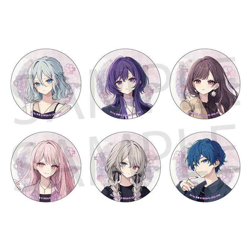 交換】プロセカ イラストレーターコラボ グリッター缶バッジ グリ缶 25