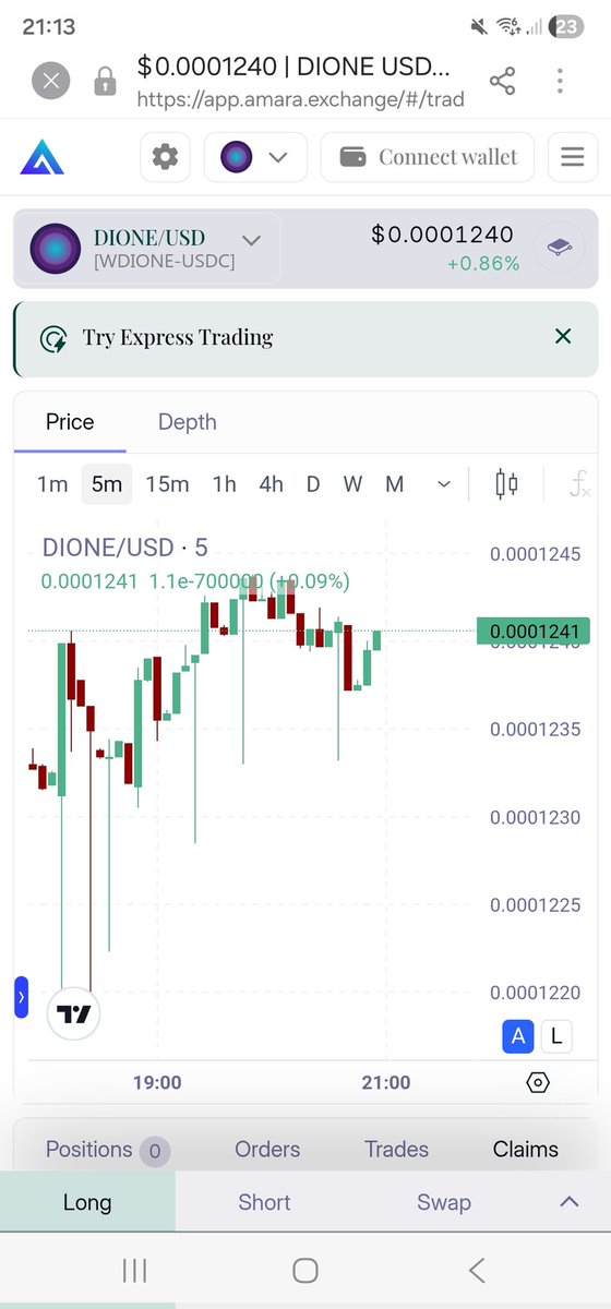 Jefnzt's tweet photo. Big win for the $DIONE ecosystem! Amara Exchange $AMARA testnet is LIVE on the #Odyssey chain - powered by renewable energy & built for real synthetic carbon markets.

Perps trading + Swap features now active for stress-testing ahead of mainnet. Throughput, execution, resilience - all getting battle-ready. 

In this brutal bear market, the team keeps shipping deliverables with what they've got. No excuses, just execution. That's the kind of commitment that crushes it when the bull run hits. Builders gonna build.

Degens, go push the limits on testnet! https://t.co/qtt3DXezvO or https://t.co/zV6WWrRwxw $AMARA @AmaraeXchange @DioneProtocol
 
#DIONE #Odyssey #GreenDeFi #Crypto
