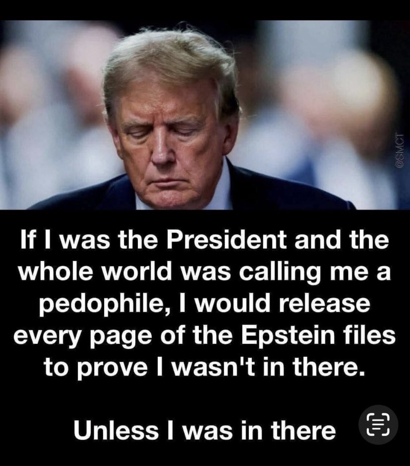 KJNO816's tweet photo. @FBIDirectorKash 🏝️🏝️

and you say this without laughing?

You are helping coverup the largest scandal in modern history 

To enable and assist  

@AGPamBondi 

Shield ⬇️

#DonaldEpstein

Your time will come

#TrumpEpsteinCoverUp 

#TrumpEpsteinFiles https://t.co/8Z8Q8bma0y