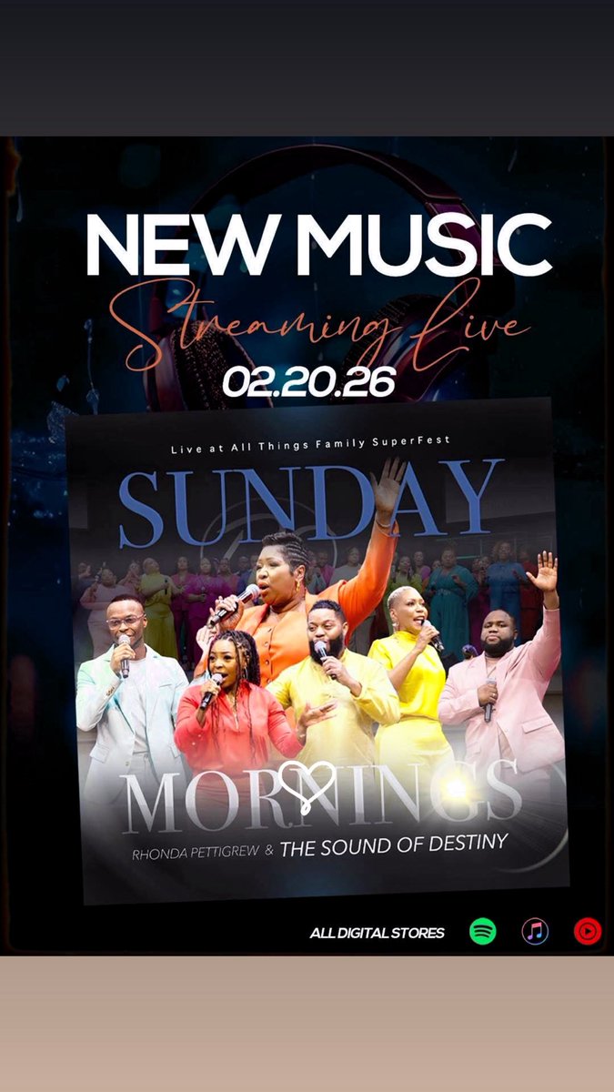 SheRichWill's tweet photo. #soundofDestiny #destinyeverywhere #sundaymornings https://t.co/zYR5de77DG