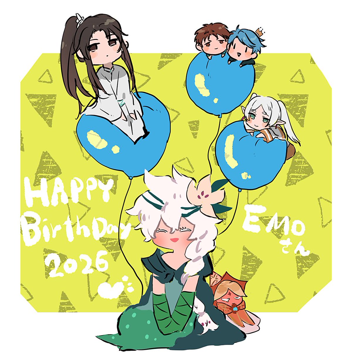 ricemo30's tweet photo. #新しいプロフィール画像
今年もとびきり可愛いイラストをいただいたので、ちょっと自慢させてください…！かそくさん(@KasokuNeko)のイラスト本当に大好きです 🩵 しかもアイコン使用の許可までいただけて、とっても嬉しいです…！✨ https://t.co/DwZRJhj6T2