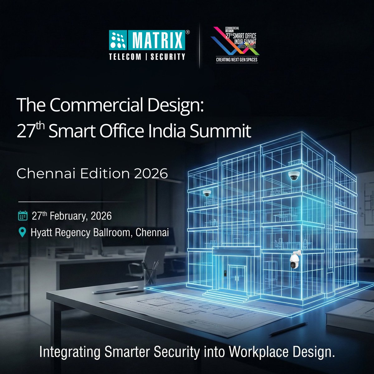 The evolution of the modern smart office demands more than just aesthetic appeal, it requires a foundation of robust, scalable, and intelligent security infrastructure.

#MatrixComsec #SmartOfficeSummit