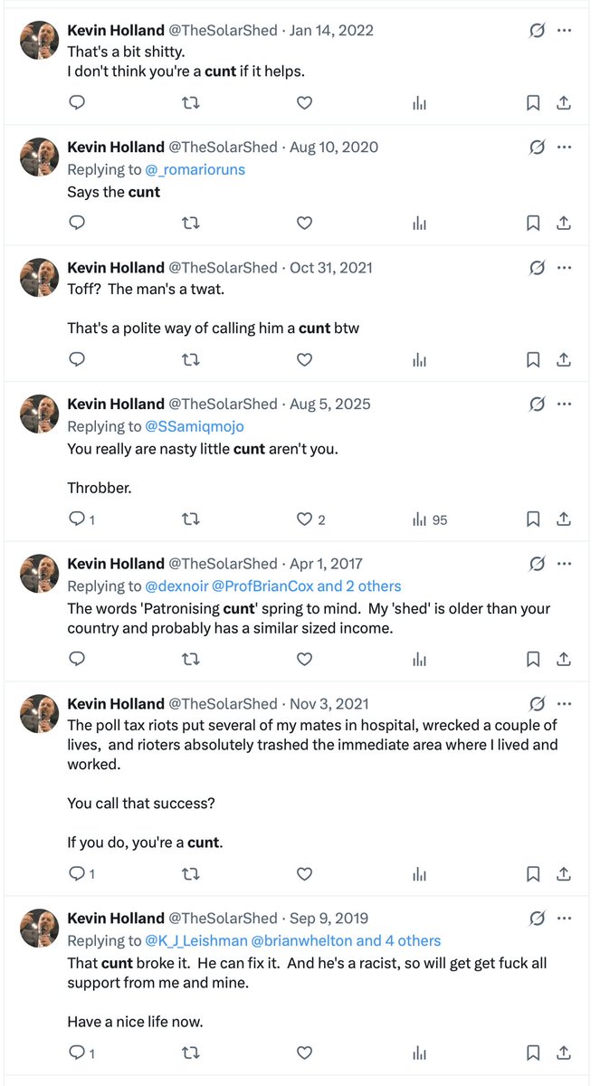 Rebartic's tweet photo. @TheSolarShed @renewablesmiffy @Callan4077 @omotforest @MikeHudema Malicious?

You are a past master.

Do your family know you are this abusive to people whilst you are sitting safely behind a keyboard?

#OMALICIOUS
#OCOWARD https://t.co/9hT1fKsiI7