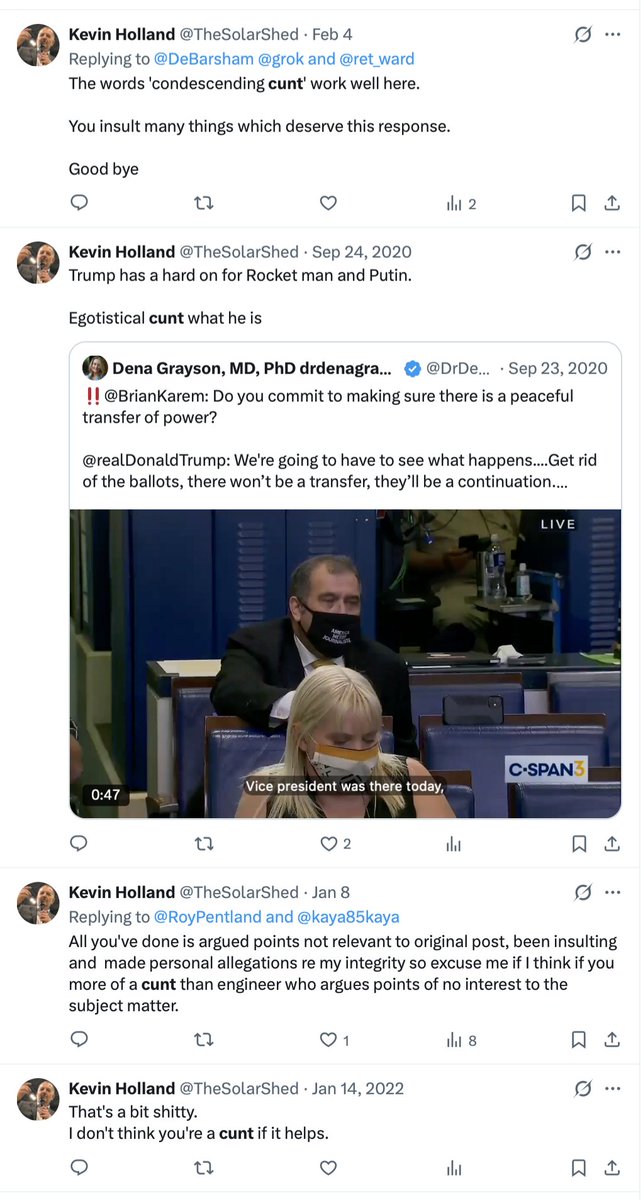 Rebartic's tweet photo. @TheSolarShed @renewablesmiffy @Callan4077 @omotforest @MikeHudema Malicious?

You are a past master.

Do your family know you are this abusive to people whilst you are sitting safely behind a keyboard?

#OMALICIOUS
#OCOWARD https://t.co/9hT1fKsiI7