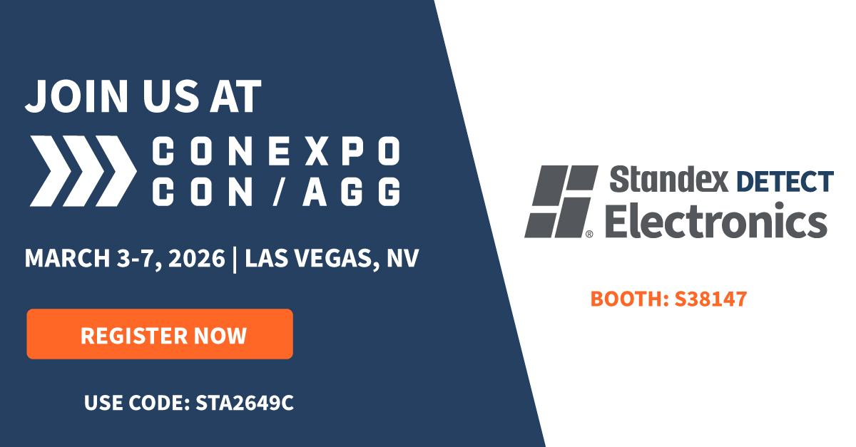 StandexElec's tweet photo. 11 Days Until CONEXPO-CON/AGG 2026! Don’t miss your chance to see our reed sensor and relay technologies.
✔️Register now and save with Promo Code: STA2649C
📍 Find us at Booth S83147
👉 Secure your discounted spot today! https://t.co/VUlL8QrDQ1
#StandexDetect #ConExpoConAgg https://t.co/BKUjtqwpw4