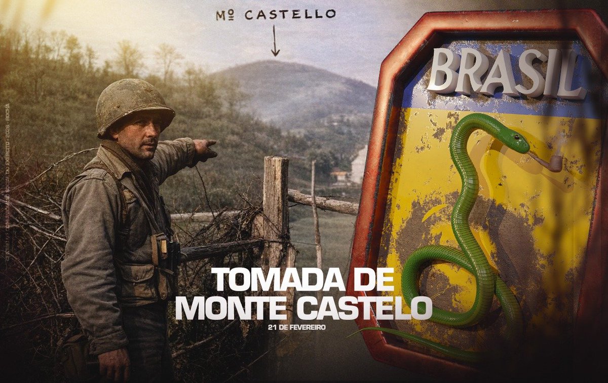 sentandoapua's tweet photo. 81 ANOS DA TOMADA DE MONTE CASTELO - Exército Brasileiro - https://t.co/9fkbPeE2SH
#MonteCastelo #FEB #Pracinhas #SentandoAPua #FAB #ExercitoBrasileiro #HistoriaMilitar #BrasilNaGuerra #CobraFumou #Veteranos #SegundaGuerraMundial https://t.co/UPisyseGy1