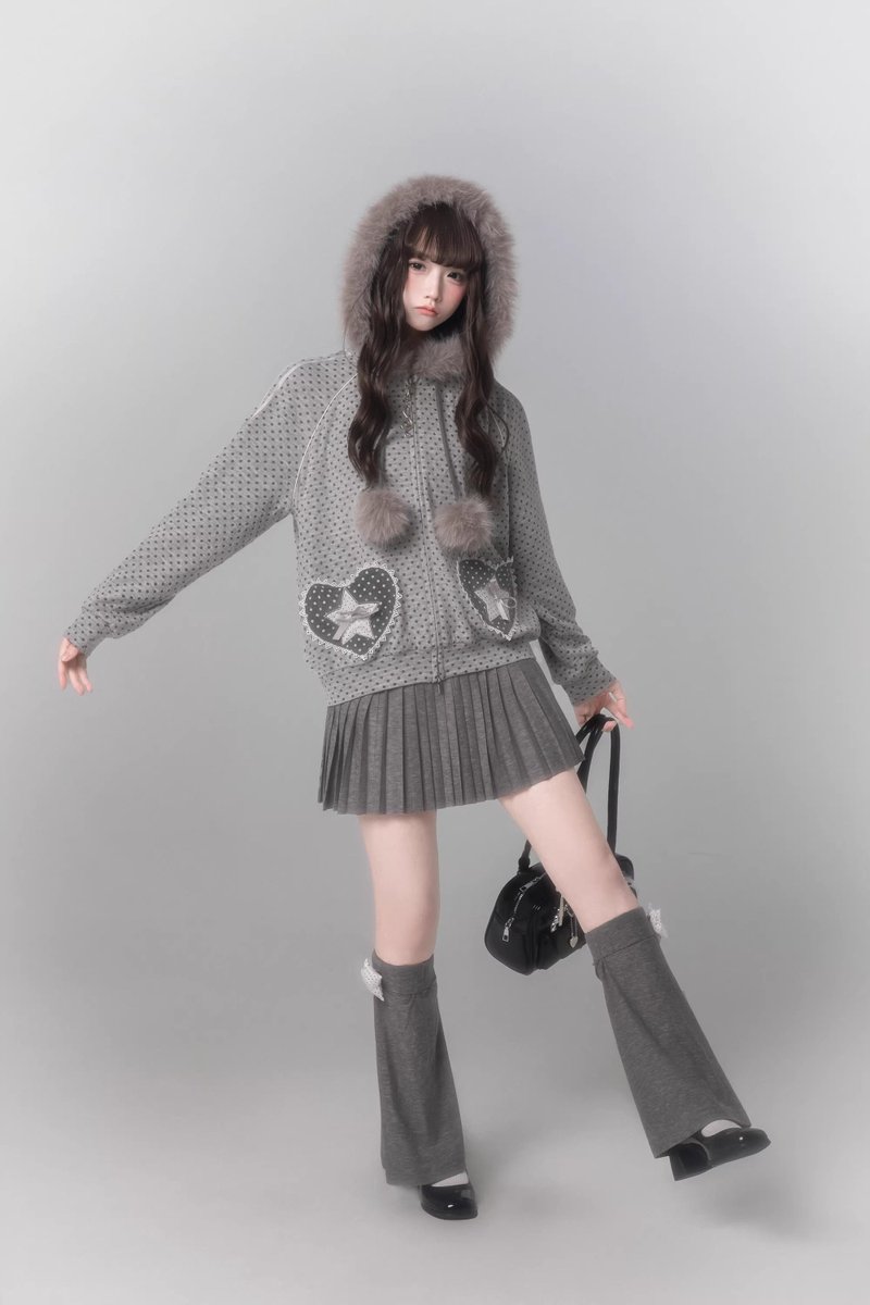 レッグウォーマー　セット　2025モデル ハイブリッドダウンスカート　グレーS