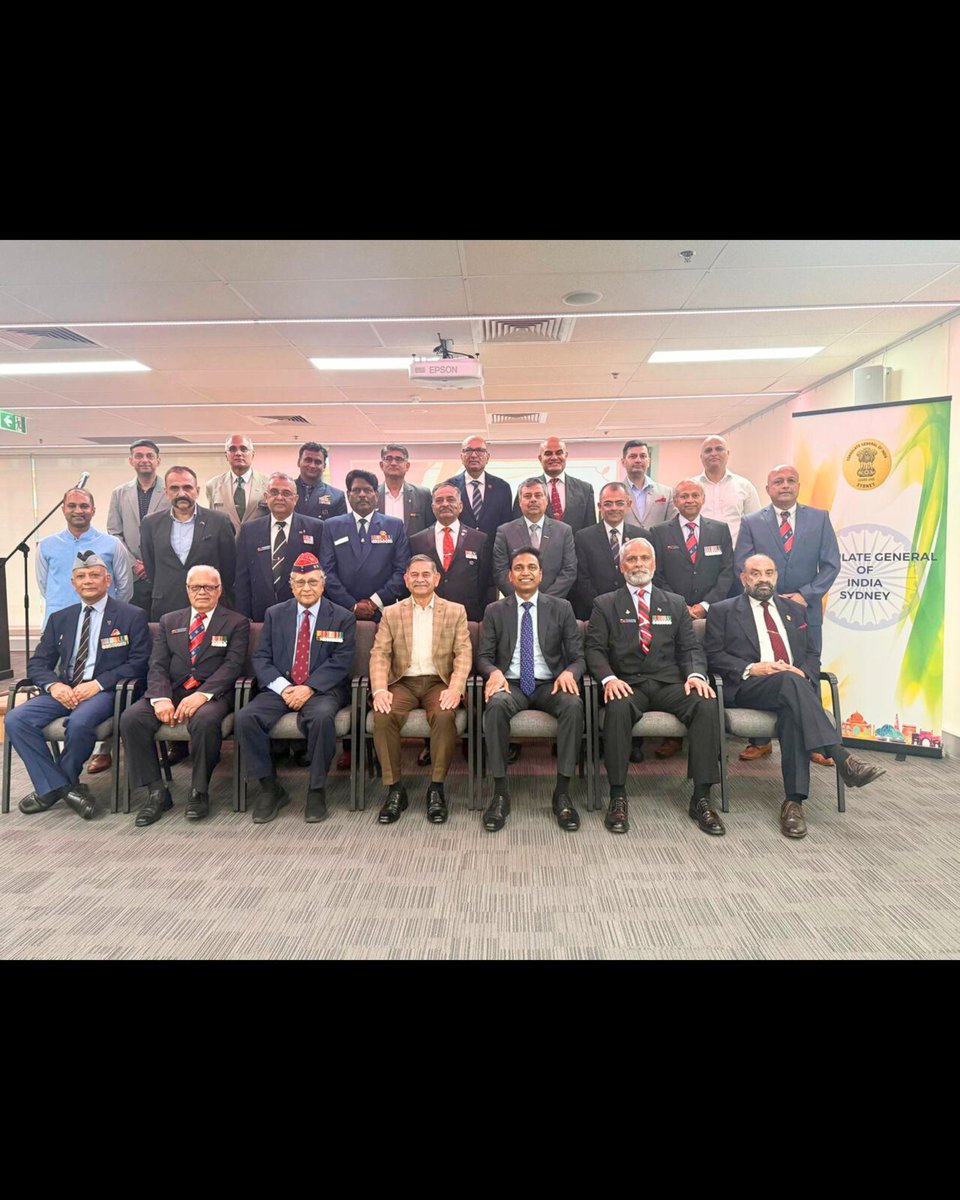 General Upendra Dwivedi, COAS, interacted with Veterans of the Indian Army at the Consulate General of India, Sydney during his visit to Australia.  In a warm and meaningful engagement, COAS paid tribute to the veterans’ distinguished service and lasting contributions to the