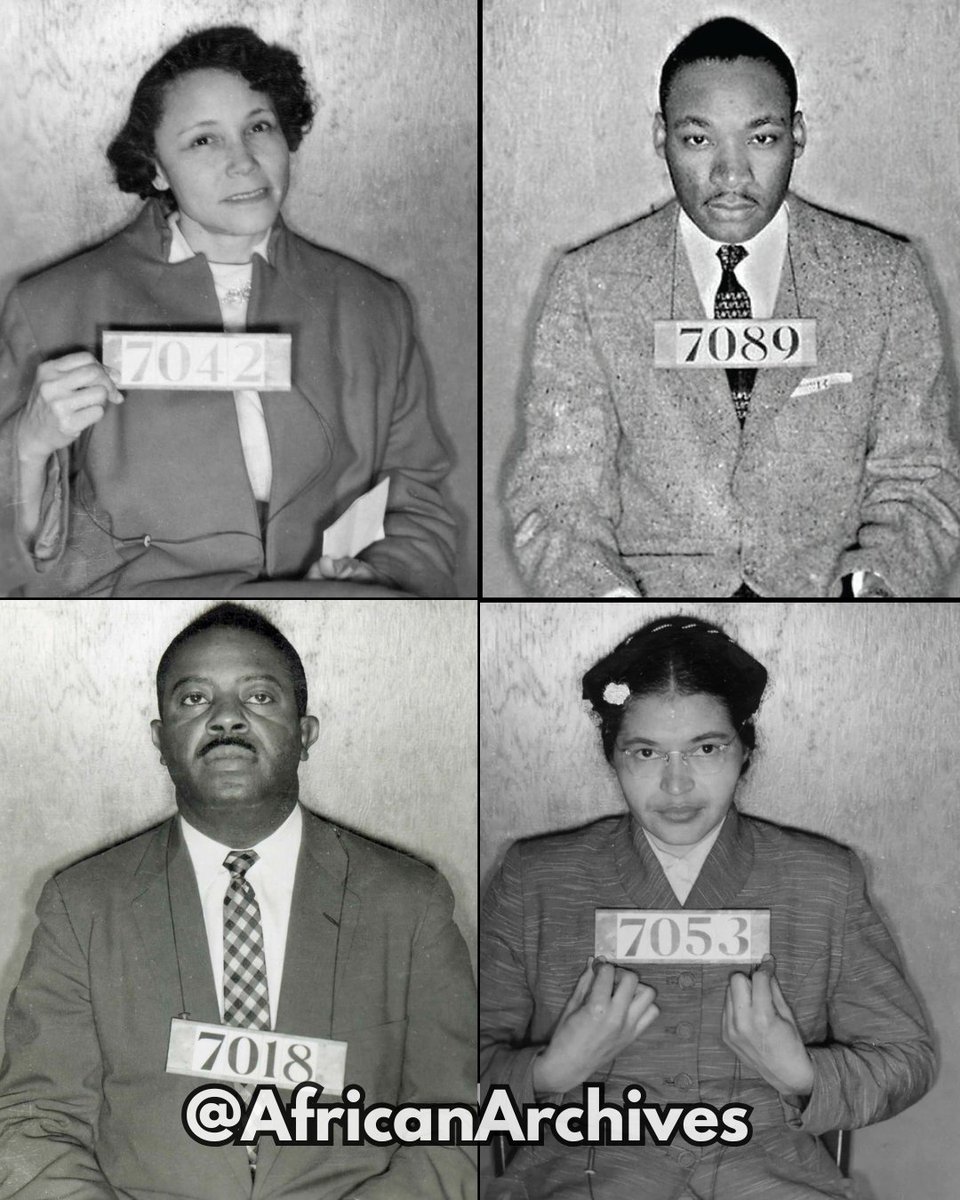 On this day in 1956,  civil rights activists, Dr. Martin Luther King Jr., Jo Ann Robinson, Rosa Parks and the Rev. Ralph David Abernathy, were arrested for organizing the Montgomery Bus Boycott.