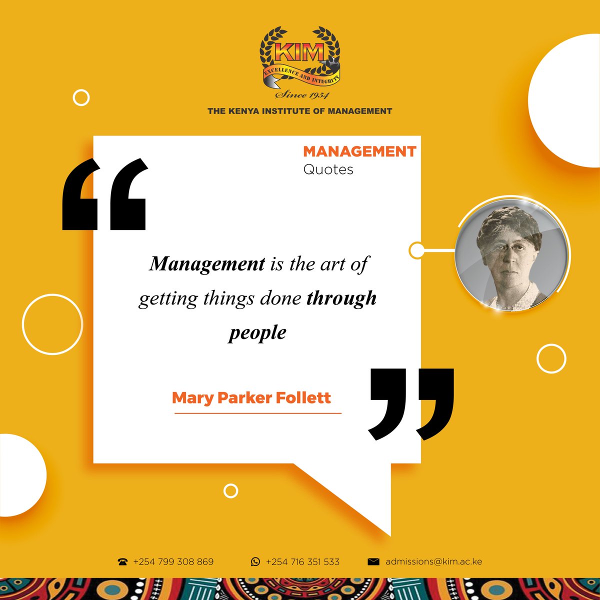 The Kenya Institute of Management tweet media