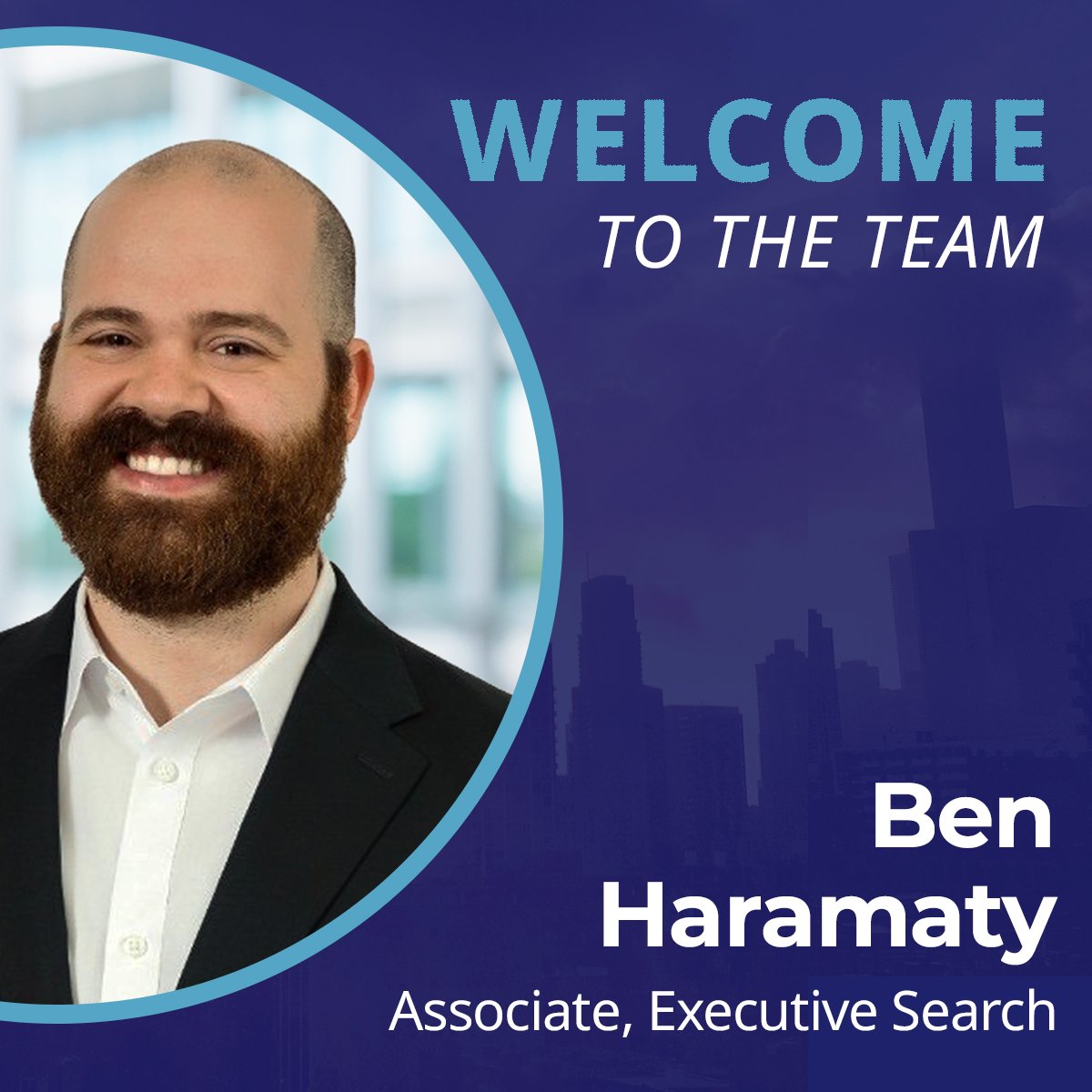 JacobsonCareers's tweet image. Please join us in welcoming Ben Haramaty to The Jacobson Group as an Associate with our executive search team. We’re excited to have him on board!

#NewHire #WelcomeToTheTeam