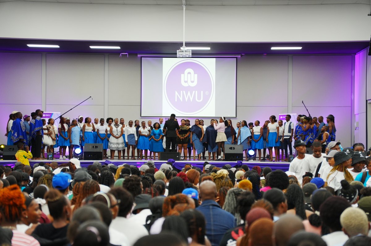 theNWU's tweet photo. The stage was set and the talent delivered. 🔥🎭

Our Vanderbijlpark First-Year Carnival lit up Tsebonokeng Hall with music, drama and powerful performances centred around the theme of Inequality.
What a vibrant start to the year! 💜

#ItAllStartsHere #MyNWU https://t.co/vAiDrunE7f