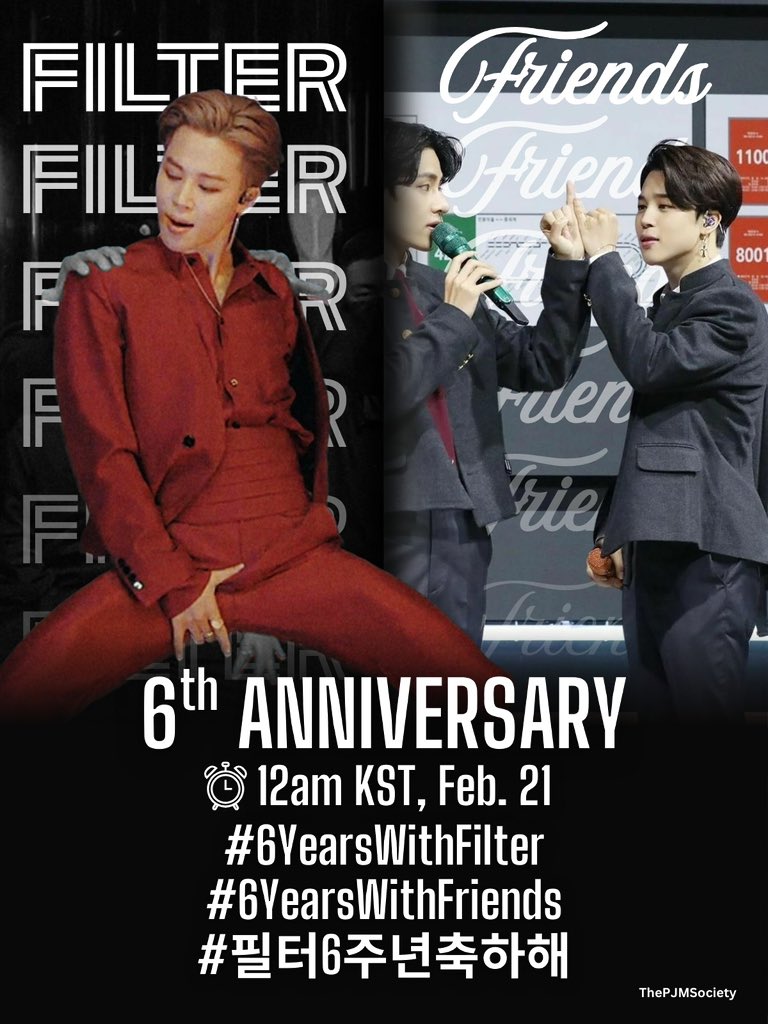 6 years with Filter and Friends 💛 Two songs, two different charms