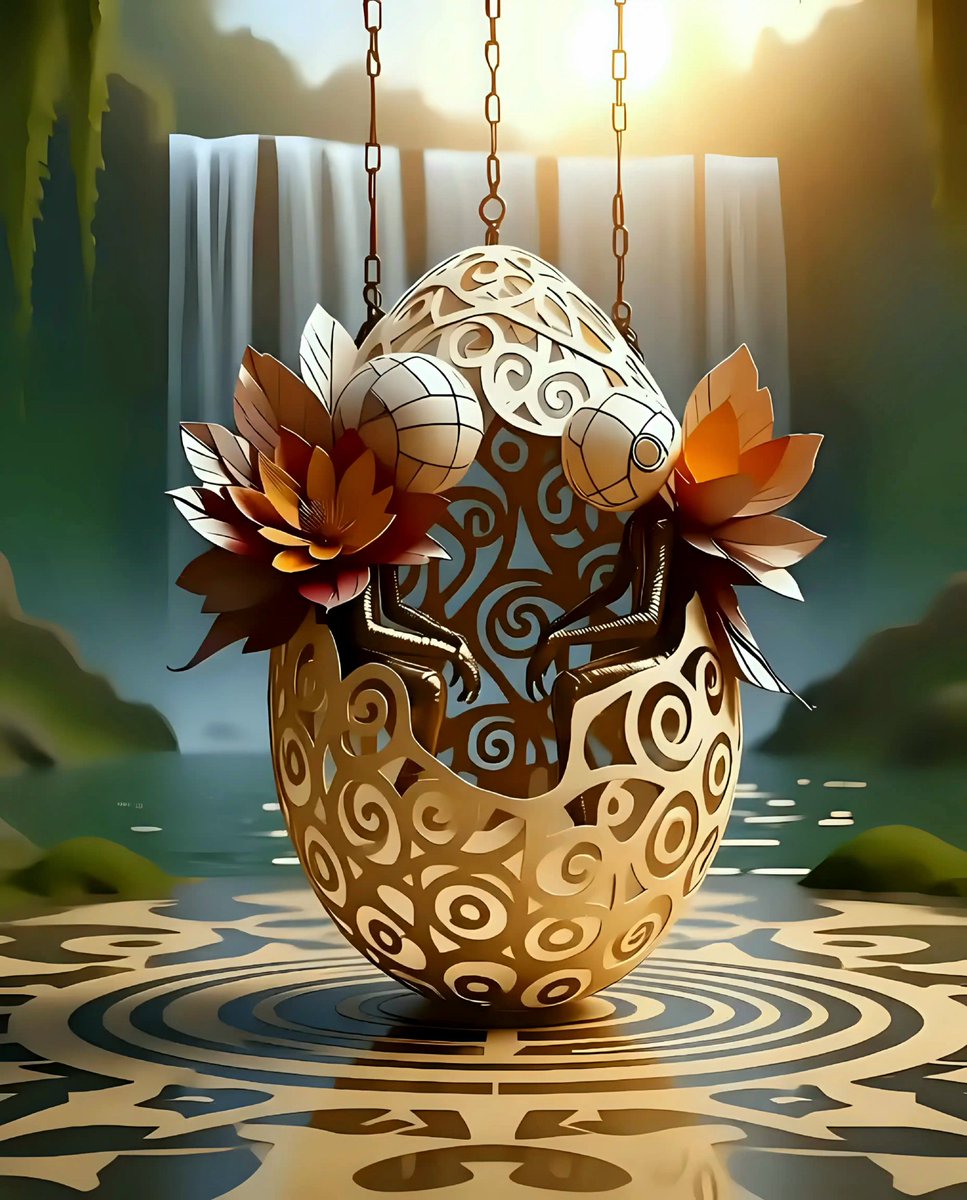 Gm fam 🌈☕️ Happy Friday✨

'Nature's Embrace'

#OtherlySymbio #DigitalMythology #FridayVibes #digitalartwork