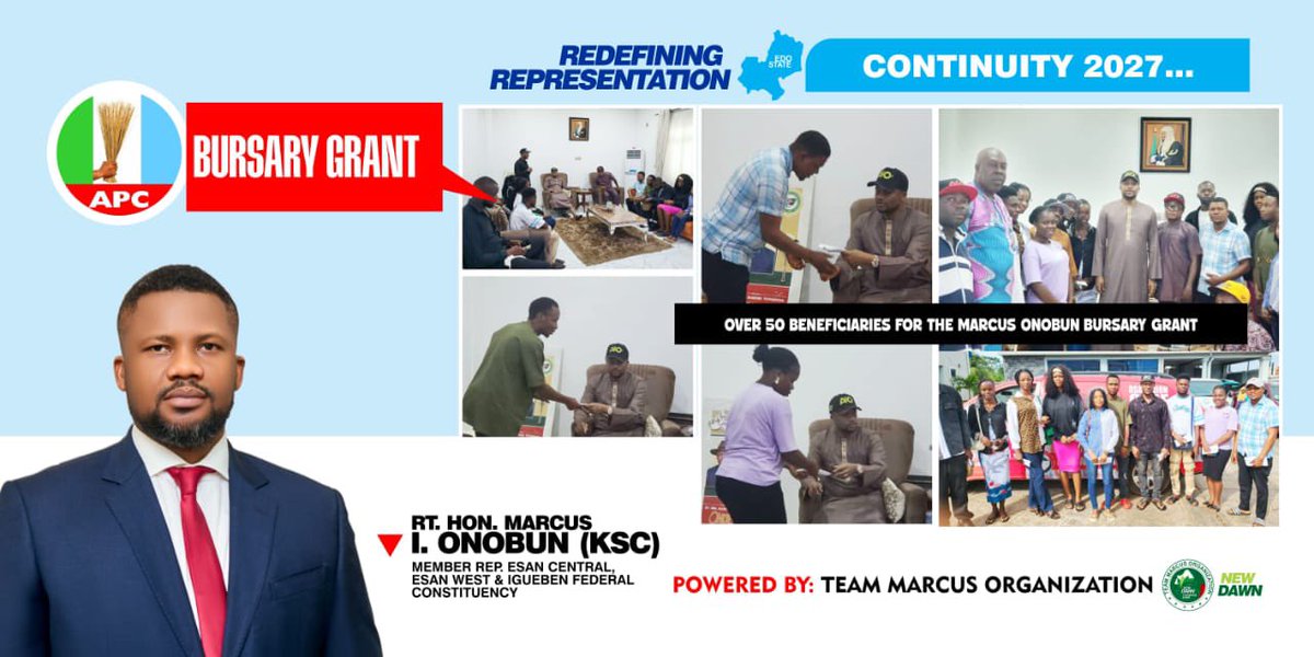 Rt. Hon. Marcus Onobun tweet media