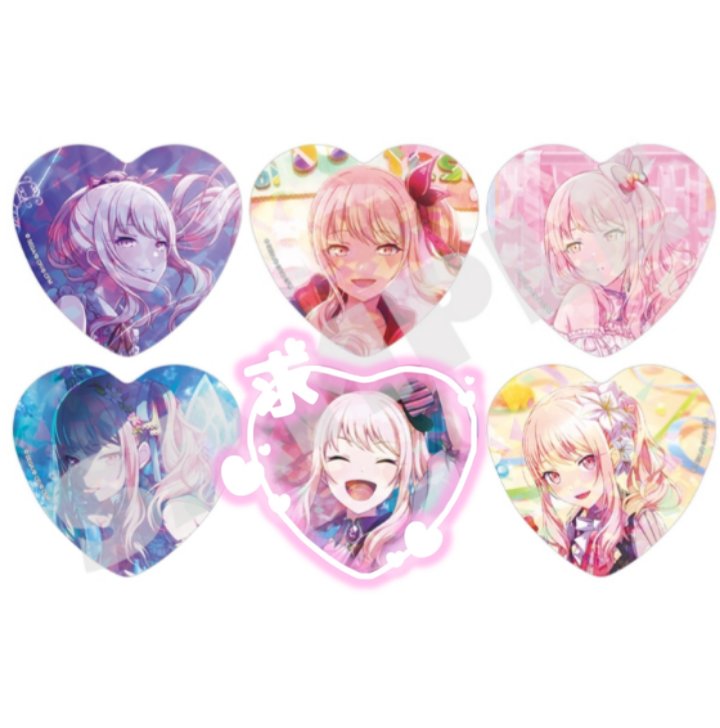 交換、譲渡】 プロセカ H/Art Collection 缶バッジ vol.1 瑞希 ハート