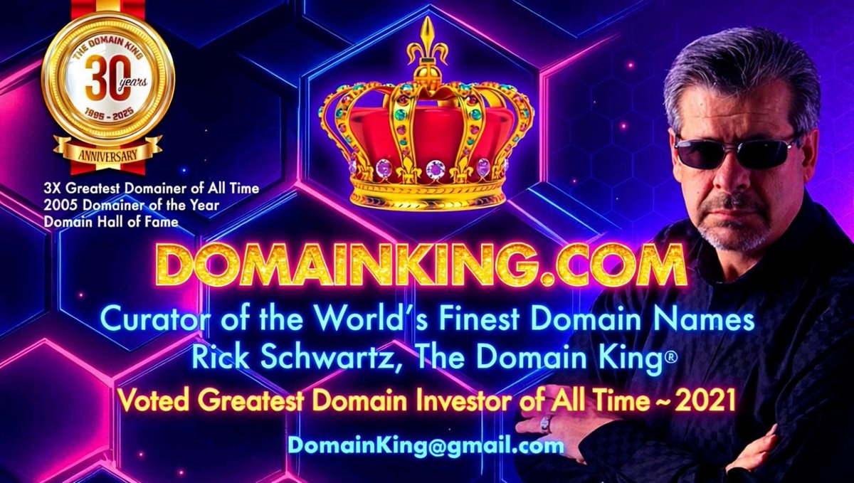 Rick Schwartz aka DomainKing® tweet media