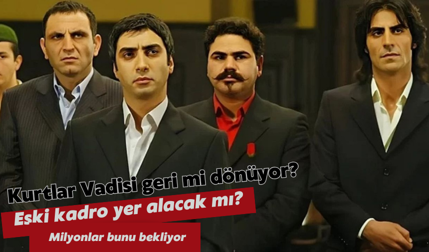 AlanyaPostasi's tweet image. Kurtlar Vadisi geri mi dönüyor? Milyonların gözü bu kararda alanyapostasi.com.tr/kurtlar-vadisi… 
#kurtlarvadisi #atv #türkiye