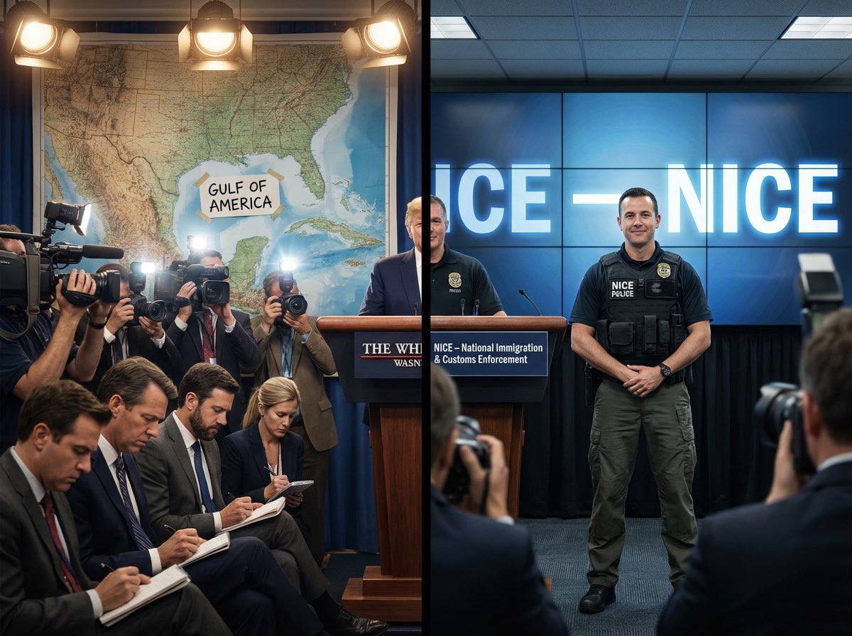 Hot take:

Renaming ICE to NICE might actually be the most chaotic rebrand of the decade…

And somehow it still makes more meme sense than changing the Gulf of Mexico to the Gulf of America 

At least with NICE, the irony is intentional.

$NICE
CA: