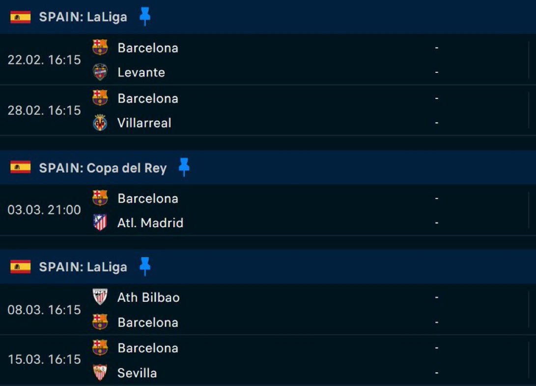 ¿Que Lamine Yamal está con el Ramadán?

Todos los próximos partidos de Liga del Barça a las 16:15H