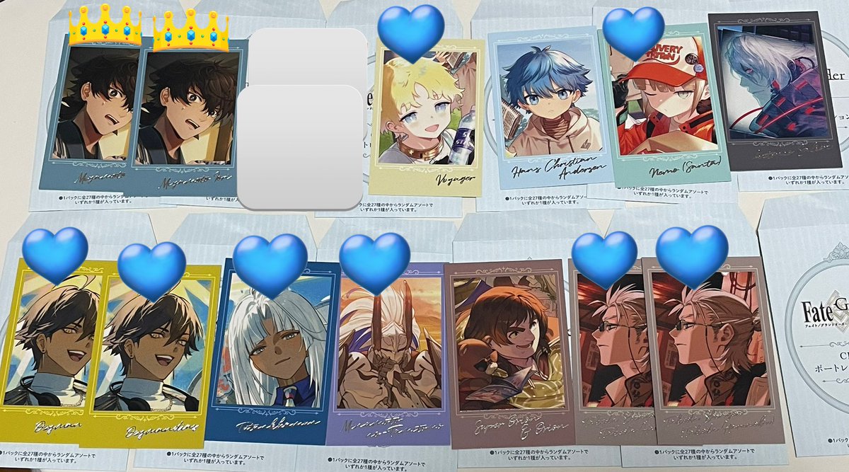 FGO AGF CBC ポートレート 交換 譲)宮本、ボイジャー、アンデルセン