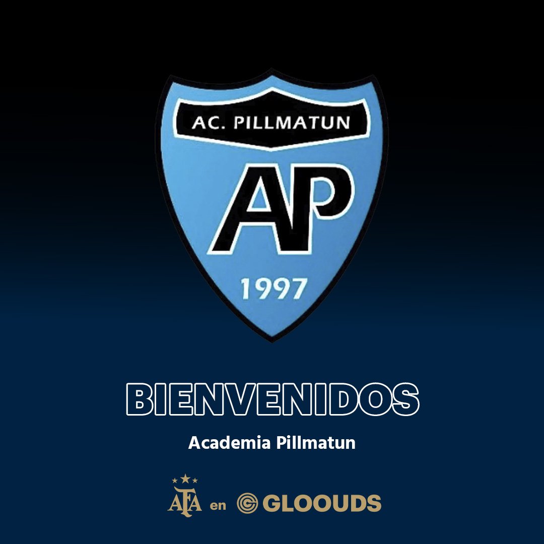 gloouds's tweet photo. ⚫️🔵 Nos honra anunciar la incorporación de @AcPillmatun

En alianza con AFA en GLOOUDS, continuamos fortaleciendo el fútbol formativo y promoviendo el desarrollo integral de jóvenes deportistas.⚽️🌍

#AFA #GLOOUDS #FutbolFormativo https://t.co/25sb7YsI88
