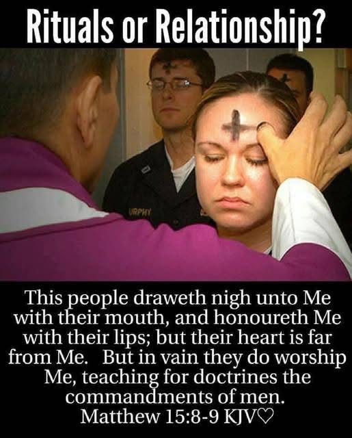 Did you know that Ash Wednesday and Lent have roots in ancient pagan worship— specifically, the Weeping for Tammuz, which God condemns in Scripture?

Ever wonder where these 'Traditions' originate?

The Pagan Festival of Tammuz Long before Christianity, the Babylonians worshiped