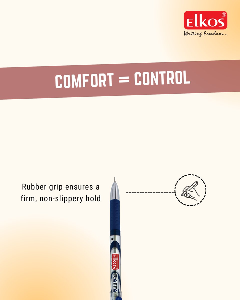 elkos_pens's tweet image. Comfort isn’t a luxury - it’s a necessity.
Especially when you’re writing for hours.

#WritingComfort #StudyEssentials #ElkosPens #GripMatters