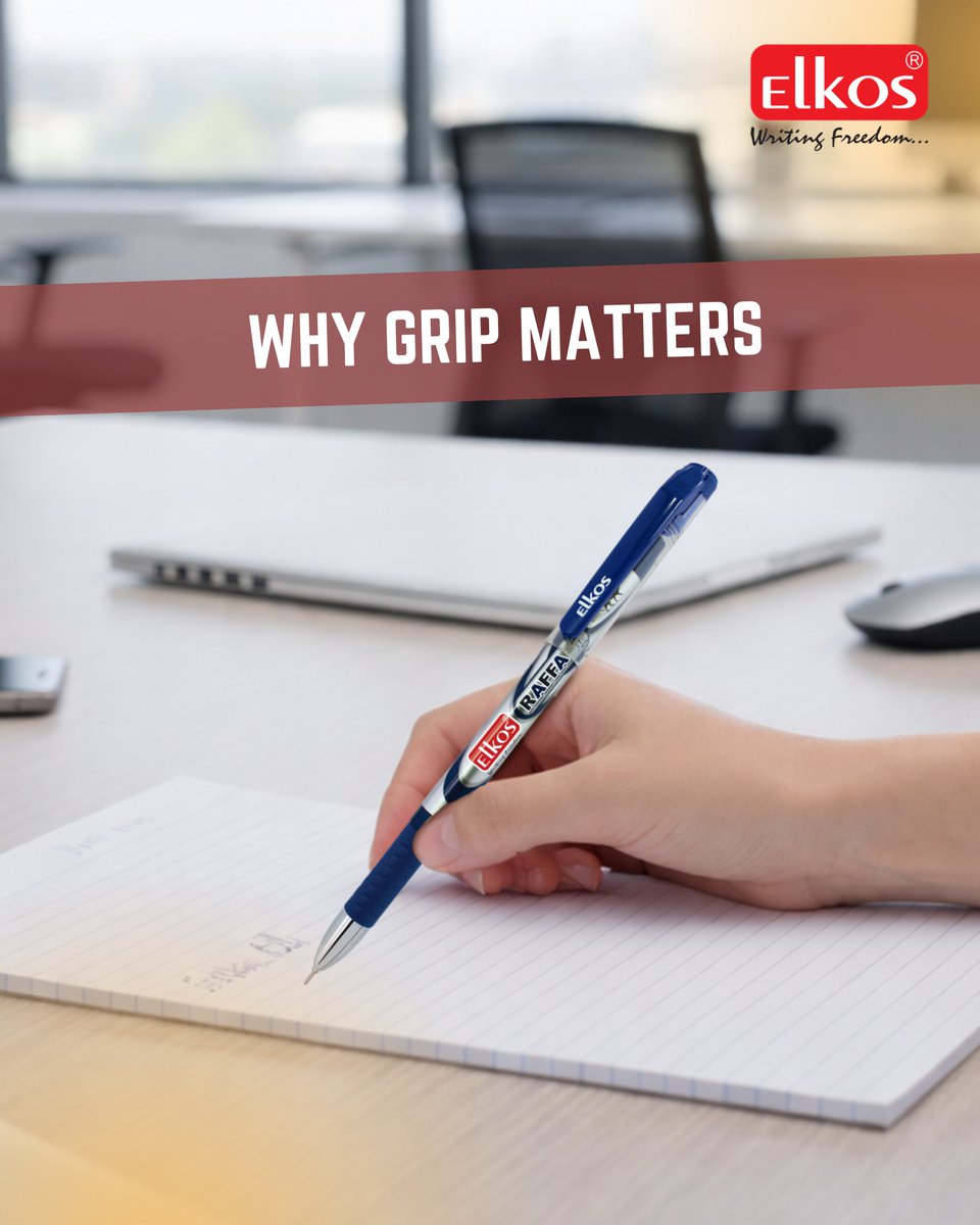elkos_pens's tweet image. Comfort isn’t a luxury - it’s a necessity.
Especially when you’re writing for hours.

#WritingComfort #StudyEssentials #ElkosPens #GripMatters