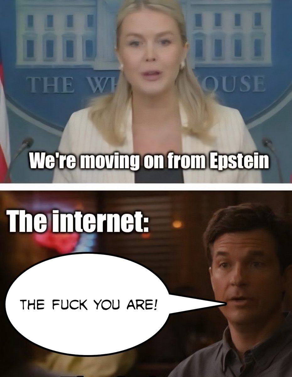 No.. no we won't be moving on from the Epstein files . We need arrests now!