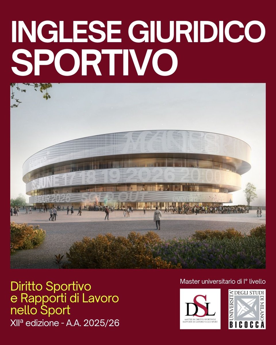Master Diritto Sport tweet media