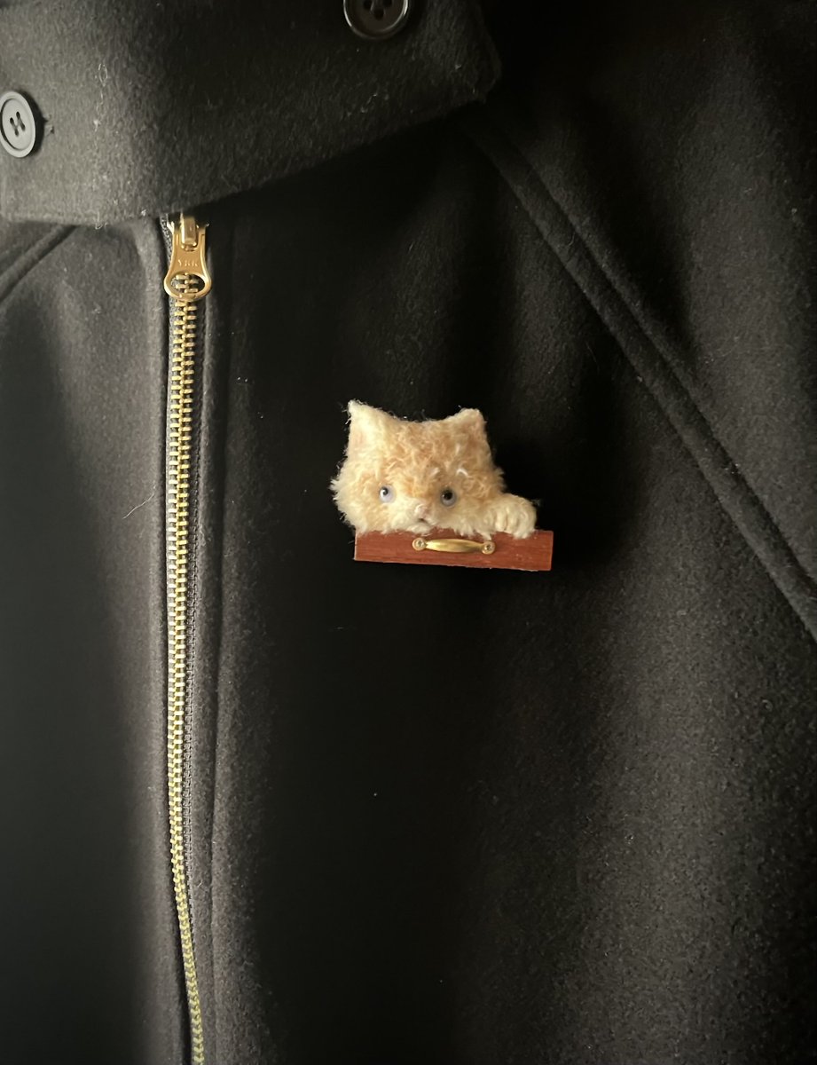 「ねこの引き出し  茶白・灰白・キジ白」

猫と暮らしていると引き出しに猫が入ってしまう事があるかと思います。
追い出すのもなぁと思ってたら寛ぎだし…みたいな日常の一コマをブローチにしました。

開催中の  #二月のネコスキー へ送りました。順調に届けば2/21夕方頃に到着後に販売開始されます