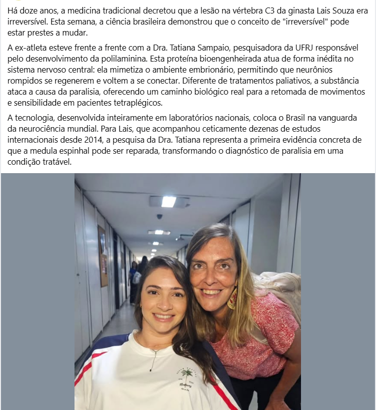 GoPrintUV's tweet photo. Imagina estar 12 anos em uma cadeira de rodas, e de repente ter de volta uma esperança, espero que dê tudo certo com esse tratamento inovador 🙏🙏🙏 https://t.co/UkAwE6MM13
